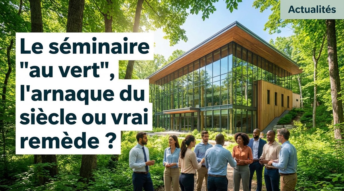Le séminaire 'au vert', l'arnaque du siècle ou vrai remède ?